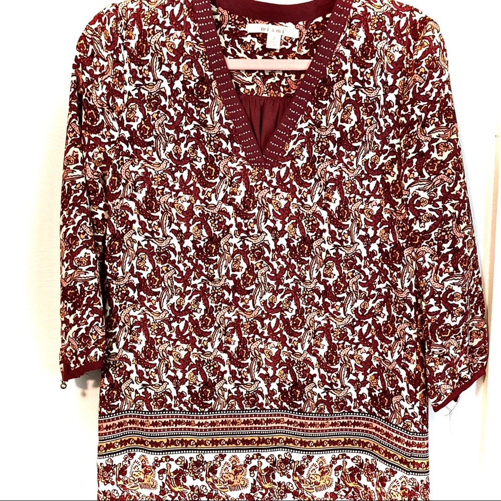 V-Neck Tunic Dress